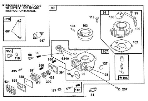 Hp Briggs Stratton Carburetor Diagram Wiring Schematic Oxygen Sensor