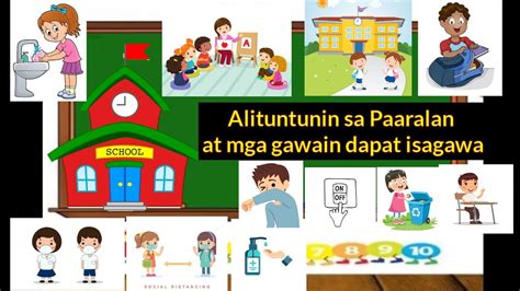 Kinder Pinoy Mga Alituntunin Sa Paaralan Facebook Images And Photos