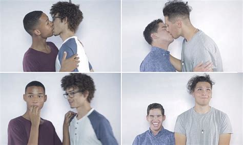 Four Straight Men Volunteer To French Kiss Gay Guys