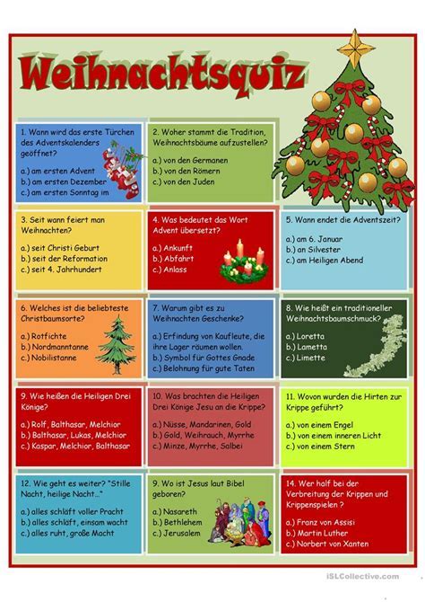 Im nächsten quiz haben wir tolle, lustige quizfragen zu weihnachten. Weihnachtsquiz fragen und antworten zum ausdrucken | über ...