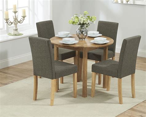 Buy The Oxford 90cm Solid Oak Extending Dining Table With Mia Chairs At