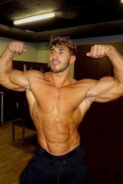 shirtless male beefcake muscular hunk body builder flex arm pits photo 4x6 f1002 4 29 picclick