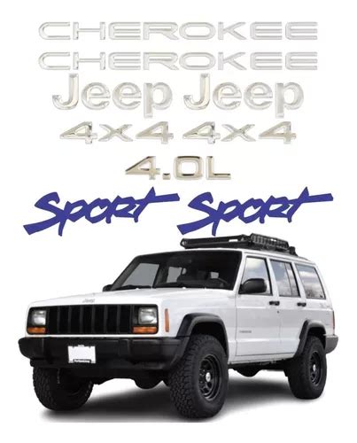 Kit Adesivo Jeep Cherokee Sport Branca Resinado Chkrs01 Parcelamento