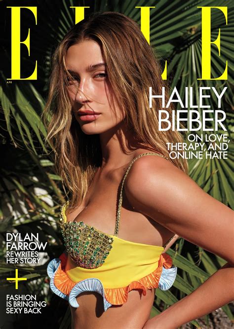 Hailey Bieber Sexy Elle Magazine 15 Photos Thefappening