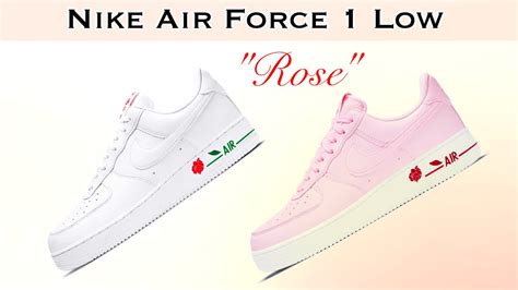 Nike Air Force 1 Low Rose Detailed Look And Release Update Youtube