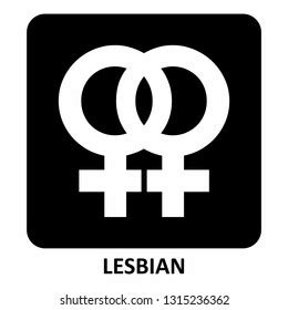 Black White Lesbian Symbol Illustration Stock Illustration Shutterstock