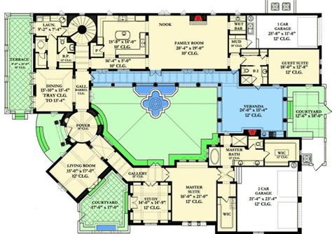 Now, according to the wall street journal, they are all the rage again, for many of the same reasons that the romans loved them 2000 years ago. Plan 82002KA: Courtyard Dream Home Plan | Courtyard house ...