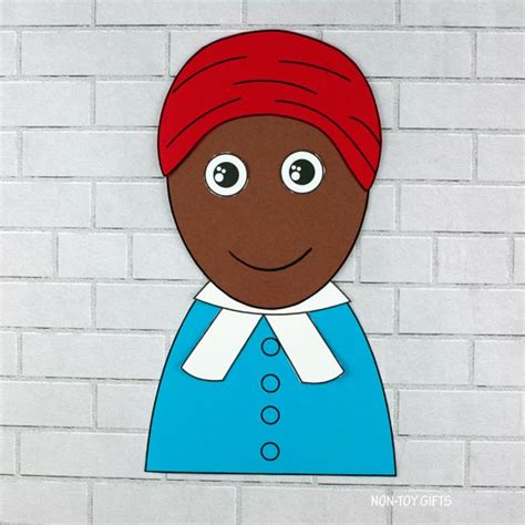 Harriet Tubman Craft Printable For Kids Non Toy Ts