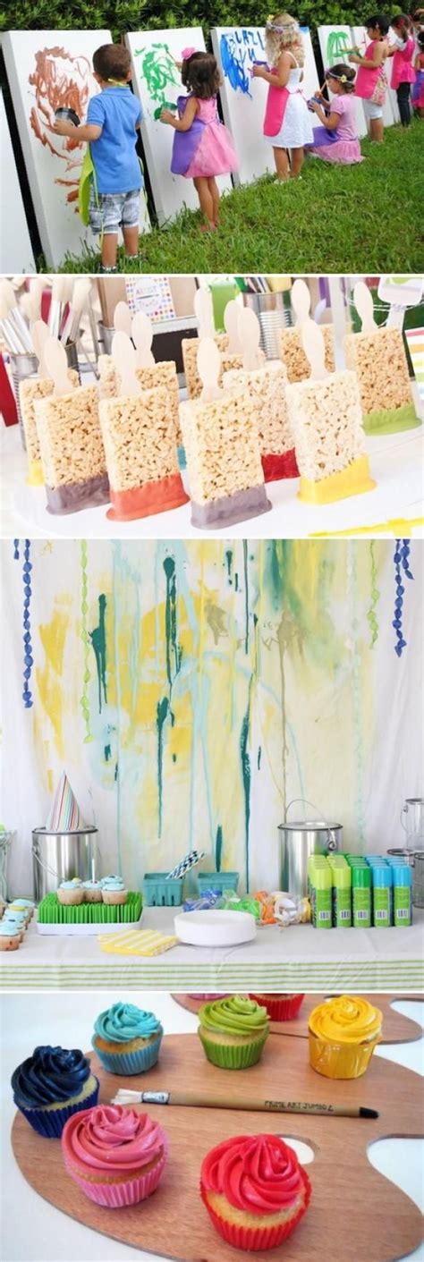 20 Best Kid Paint And Sip Images On Pinterest Birthdays Rainbows