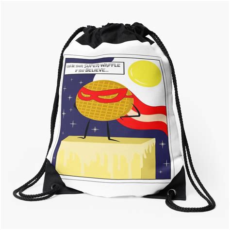 Super Waffle Drawstring Bag For Sale By Kthen Redbubble