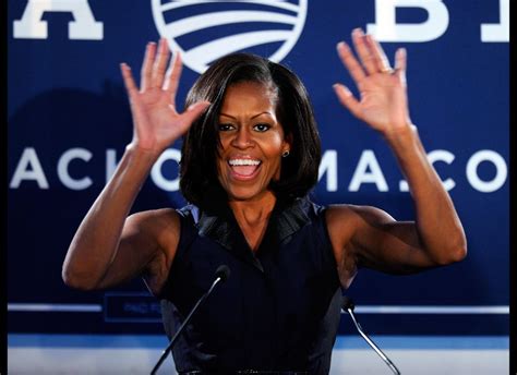michelle obama shows off toned arms in las vegas photos huffpost life