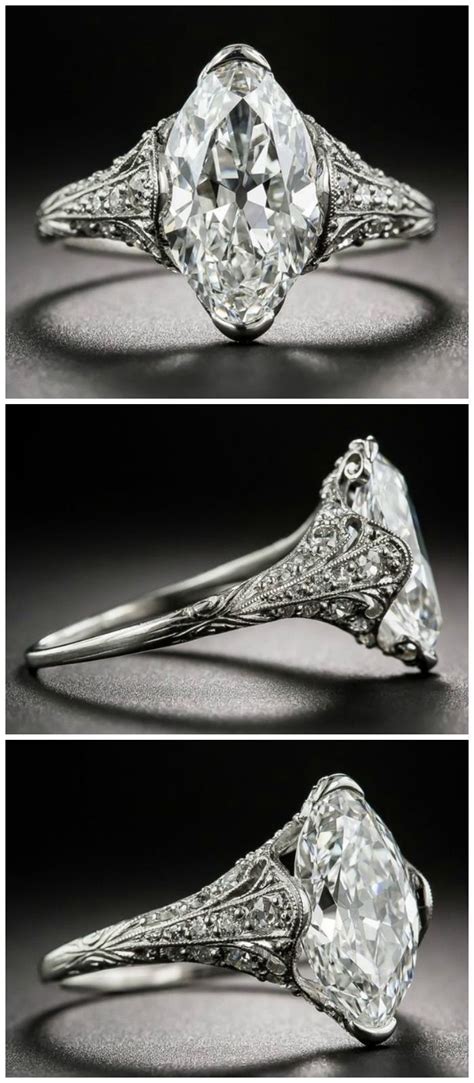 A Beautiful Antique Engagement Ring From Tiffany And Co