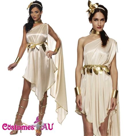 Ladies Cleopatra Costume Fever Roman Greek Goddess Toga Fancy Dress Smiffys Ebay Toga Fancy