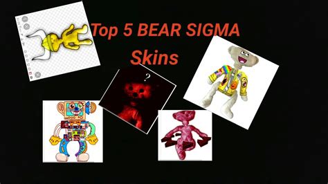 Top 5 Bear Sigma Skins Roblox Bear Alpha Youtube