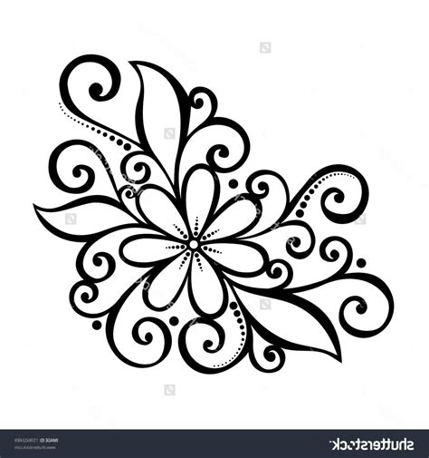 Simple Flower Drawing At Explore Collection Of