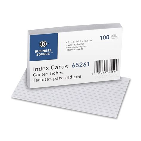 5 out of 5 stars. Business Source Ruled Index Card - LD Products