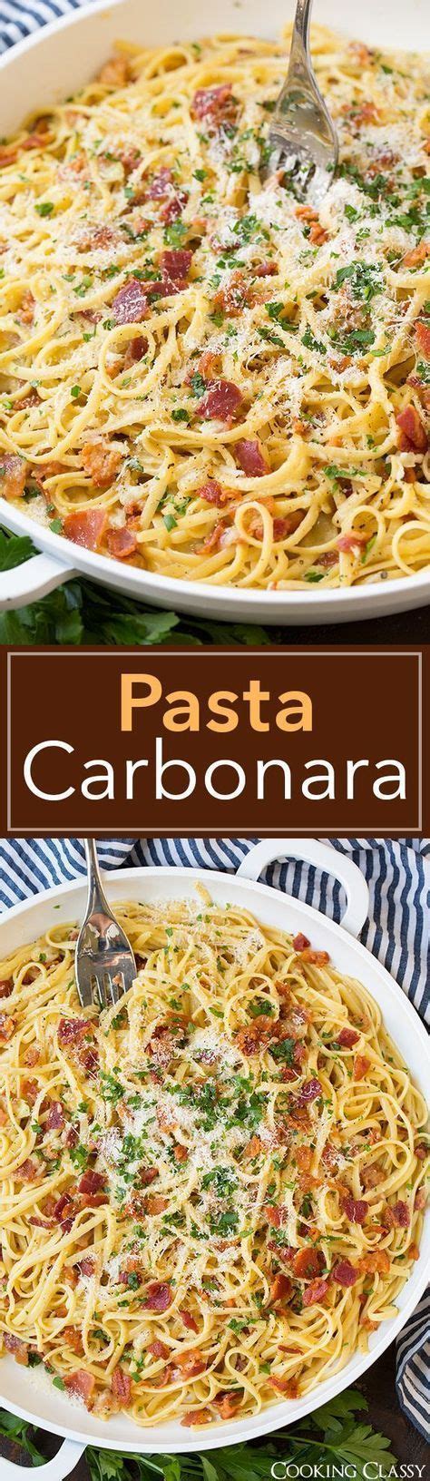 So, in an attempt to set the records straight, i present the authentic. Pasta Carbonara - this is the BEST Pasta Carbonara! Easy ...