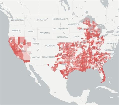 Xfinity Mobile Coverage Map Usa Topographic Map Of Usa With States