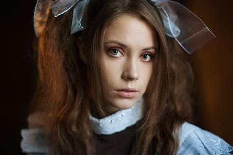 Ksenia Kokoreva Choker 1080p Face Portrait Maxim Maximov Women Hd