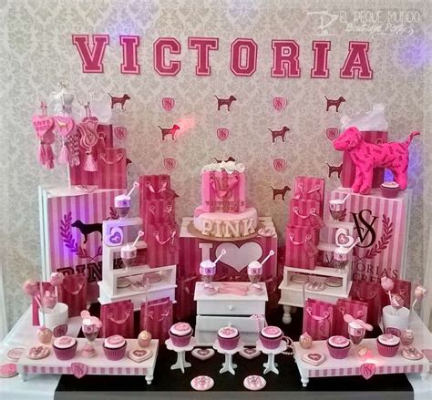 Victoria Secret Birthday Party Ideas Photo 1 Of 20 Pink Birthday