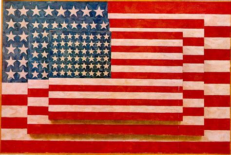Jasper Johns And ‘flag Pop Art