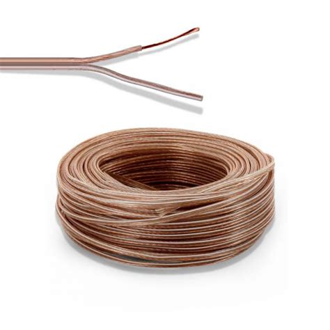 100m 16 Awg Shielded Speaker Cable 2 Conductor Flexible Pure Copper