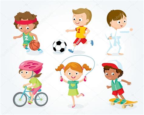 Gracias a los valores que representa y a los beneficios que tiene para la salud de los. Fotos: deportes para niños | deportes para la ilustración ...
