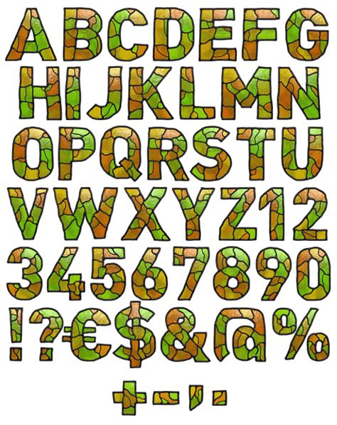 The Perfect Font For Stained Glass Letters Learn Glass Blowing