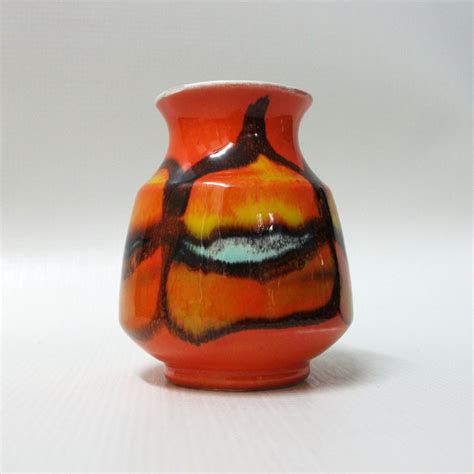 Poole Pottery Pot Vase 60s 70s Vintage Delphis Shape No 31 Signed Art