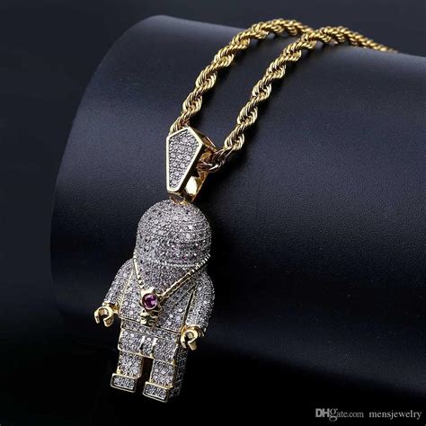 Choose from various styles and lengths. Wholesale Iced Out Pendant Luxury Designer Necklace Hip ...