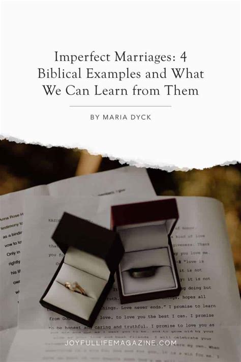 Imperfect Marriages What We Can Learn From 4 Biblical Examples