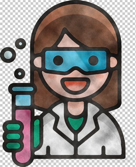 Cartoon Drawing Research Scientist Chemistry Png Clipart Biomics
