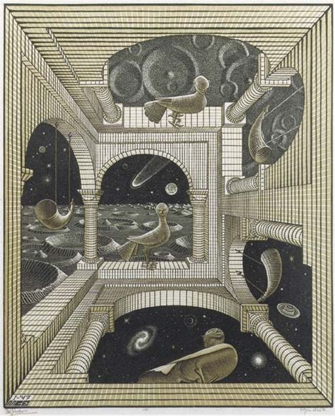 Maurits Cornelis Escher Other World Andere Wereld Bool 348 1947