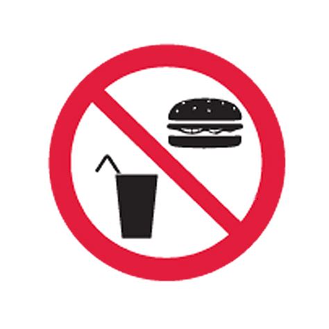 That means absolutely no food or drink. No Food Or Drinks-Picto Only