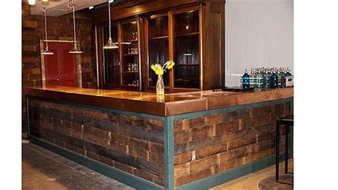 Railroad Ties Not Sure Recycled Wood Bricks Bar Front Bar Front Ideas