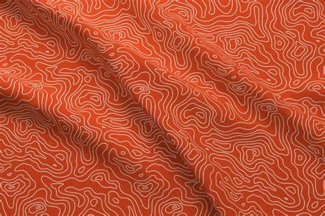Colorful Fabrics Digitally Printed By Spoonflower Red Orange Burnt