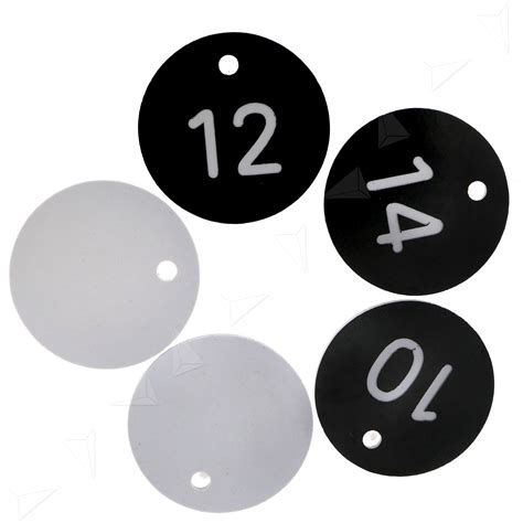 1 100 Engraved Number Discs Table Tags Locker Numbers Pubs Restaurants