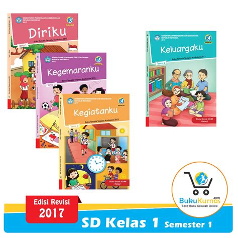 Buku kurikulum 2013 (buku guru dan buku siswa) kelas 1 sd/mi edisi revisi 2017 (2018). Paket Buku Tematik SD Kelas 1 Semester 1 K13 Revisi 2017 (Tema 1-4) | Shopee Indonesia