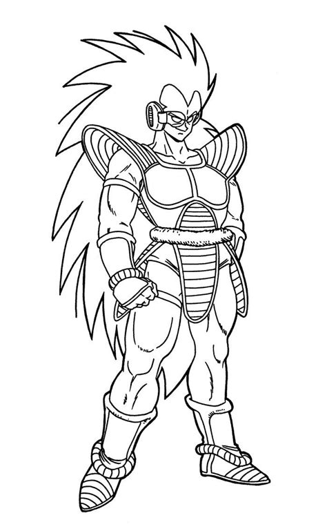 Dragon ball was published in five volumes between june 3, 2008, and august 18, 2009, while dragon ball z was published in nine volumes between june 3, 2008, and november 9, 2010. Raditz Dragon Ball Coloring Pages | Ilustrações gráficas ...