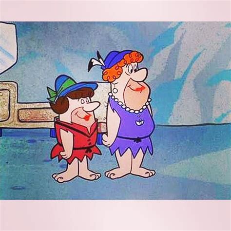 Barney And Fred In Drag Classic Cartoons Flintstone Cartoon