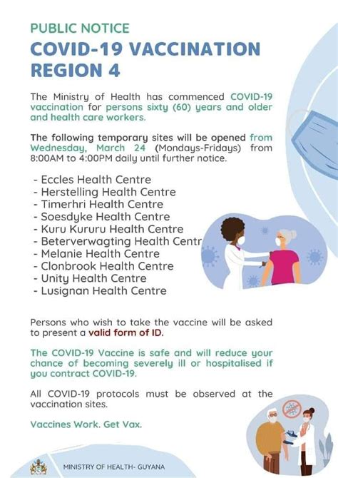 The company also has cold chain storage and cold chain distribution capability. COVID-19 Vaccination Sites (Region 4) - NCN Guyana