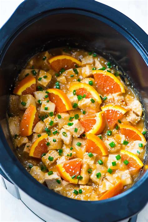 Crockpot Orange Chicken Healthy Easy Recipe