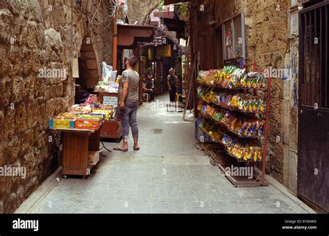 Tripoli Old Souks Lebanon Stock Photo Alamy