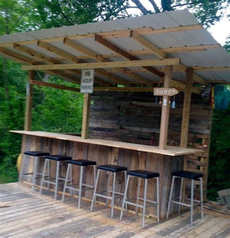 80 Incredible Diy Outdoor Bar Ideas Decoratoo Bar Exterieur Idées