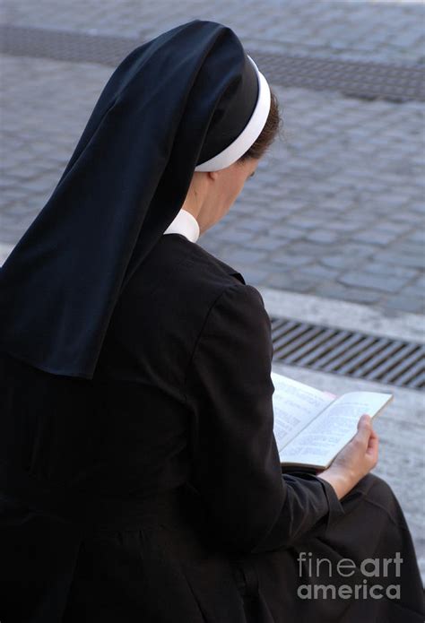 Nun In Rome Photograph By Bob Christopher