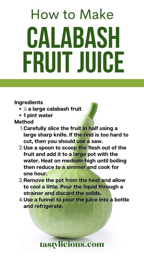 Calabash Fruit Juice Benefits How To Make Calabash Fruit Juice