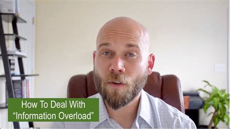 How To Deal With Information Overload Youtube