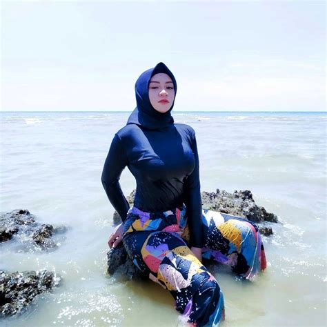 Jilbab Mandi Air Hijab Chic Gaya Hijab Wanita