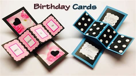 How To Make Beautiful Handmade Birthday Card Happy Birthday Card