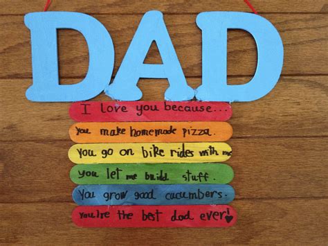 A Father S Day Card Hanging On A Wall